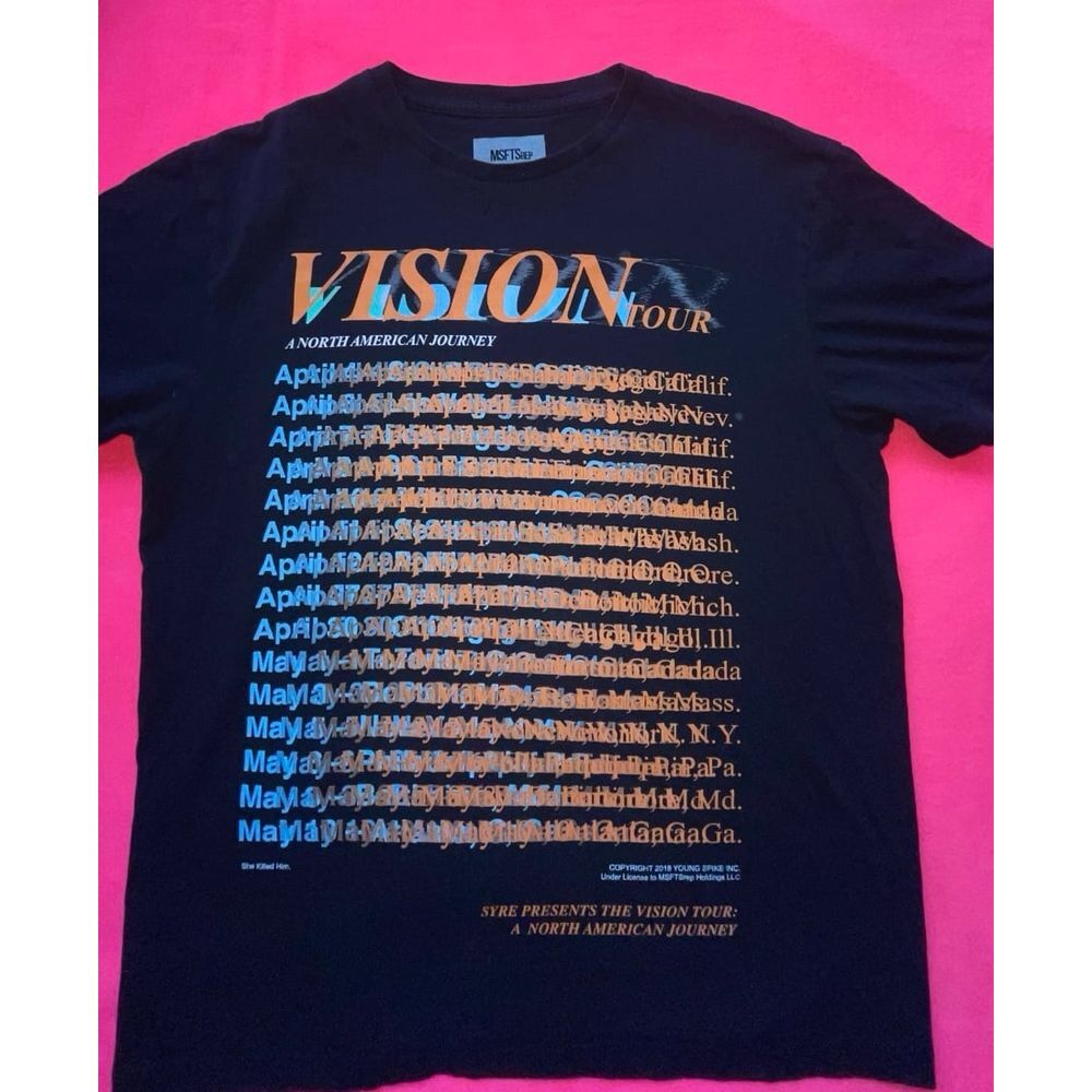 Jaden Smith 2018‎ Tour shirt MSFTsrep.  SZ L